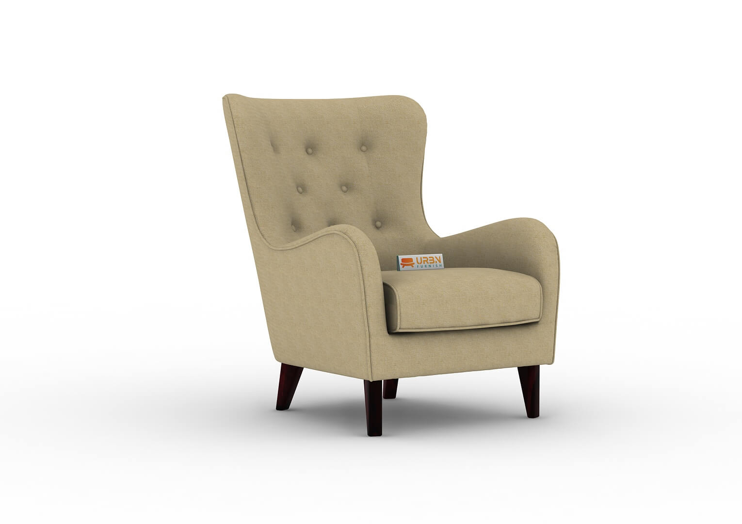 Erica Wingback Chair - Urbnfurnish
