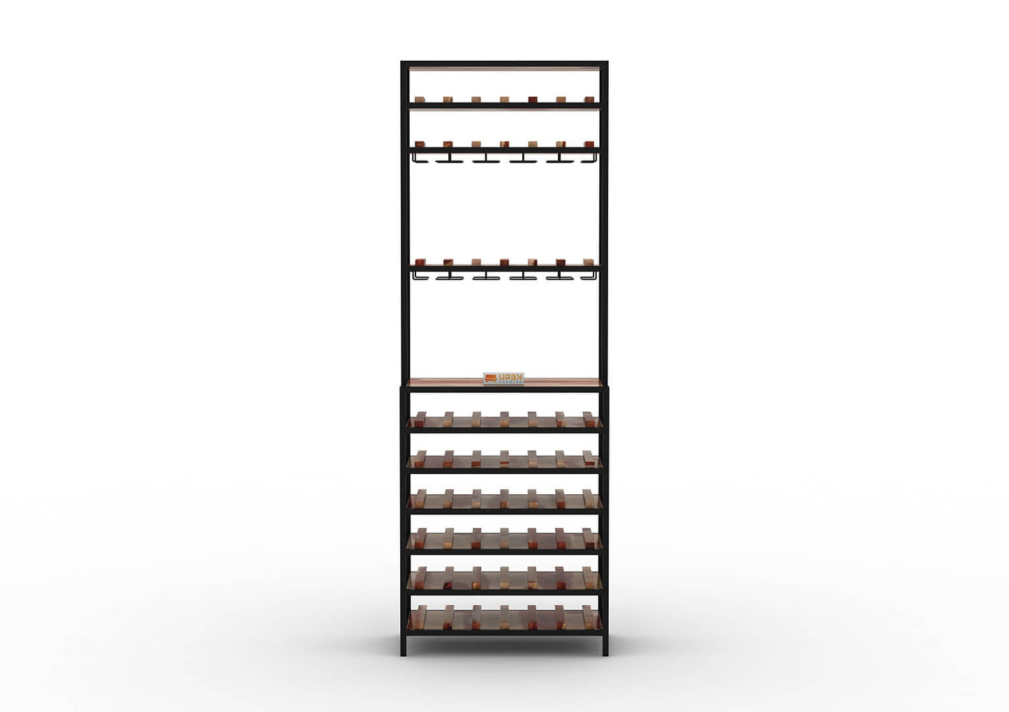 Erinza-Wine-Rack-Black-Natural_2