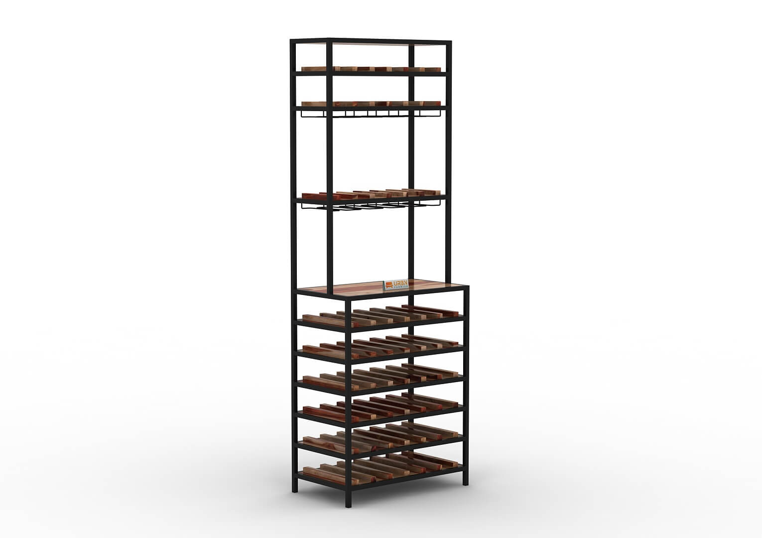 Erinza-Wine-Rack-Black-Natural_3