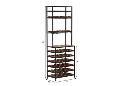 Erinza-Wine-Rack-Black-Natural_4