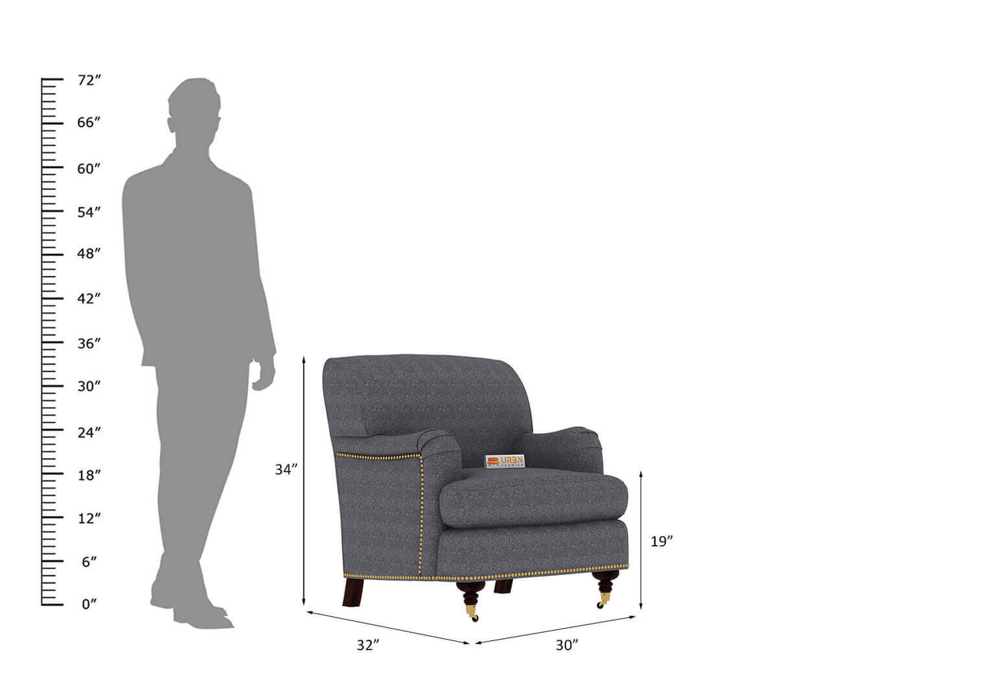 Erna Lounge Chair - Urbnfurnish