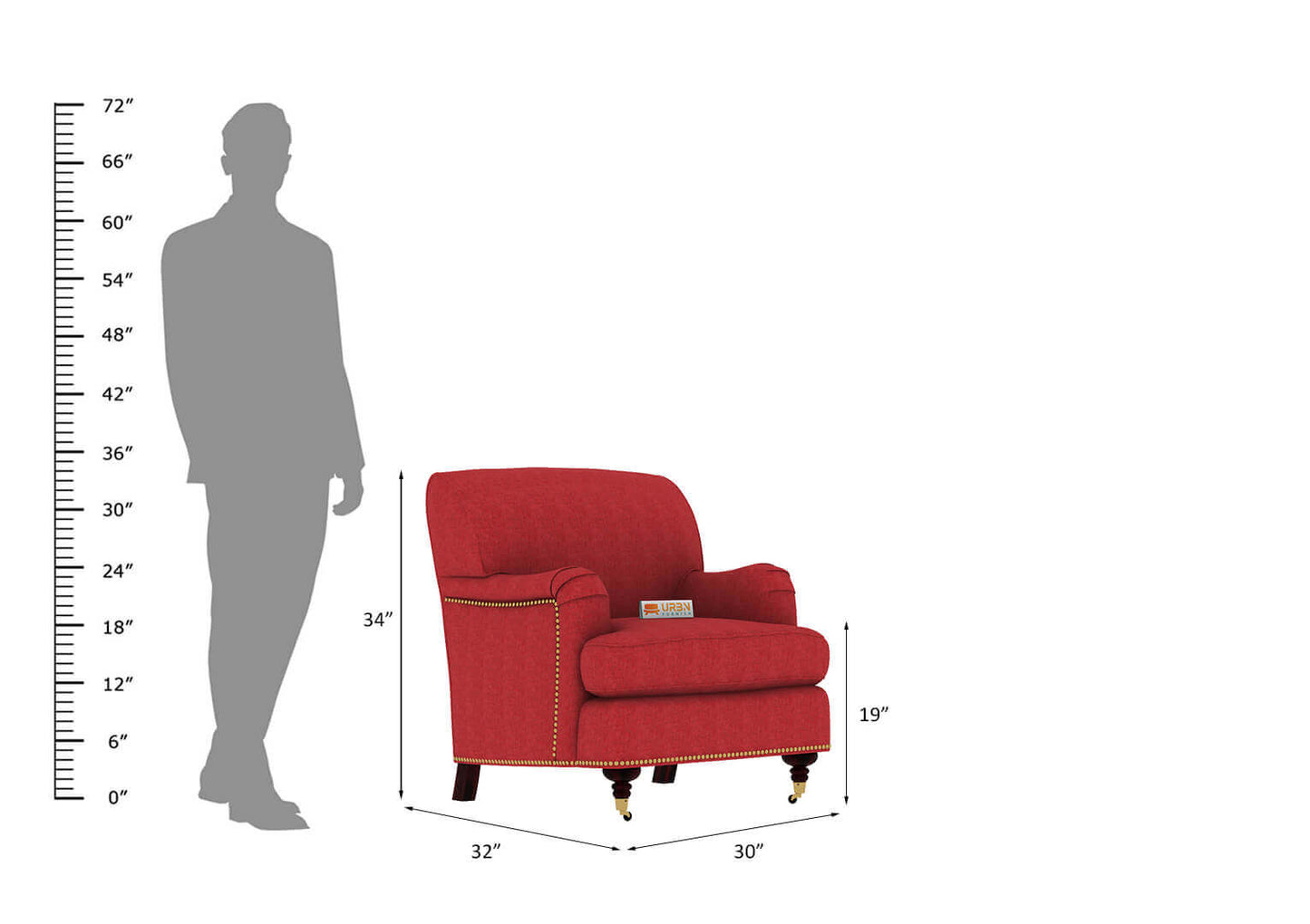 Erna Lounge Chair - Urbnfurnish