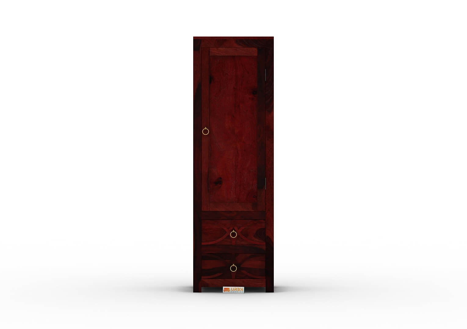 Feliz-1-Door-Wardrobe-Mahogany_2