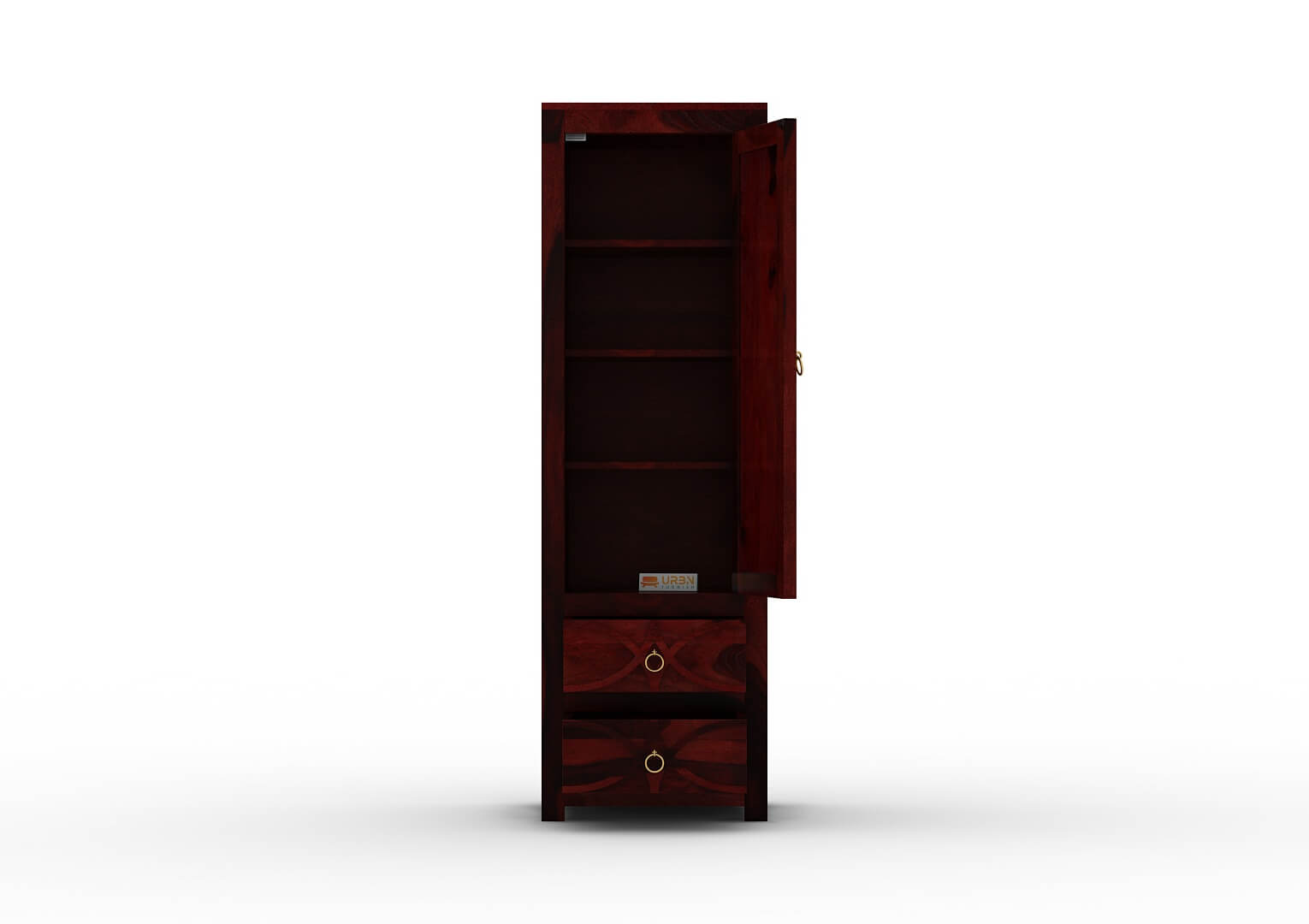 Feliz-1-Door-Wardrobe-Mahogany_4
