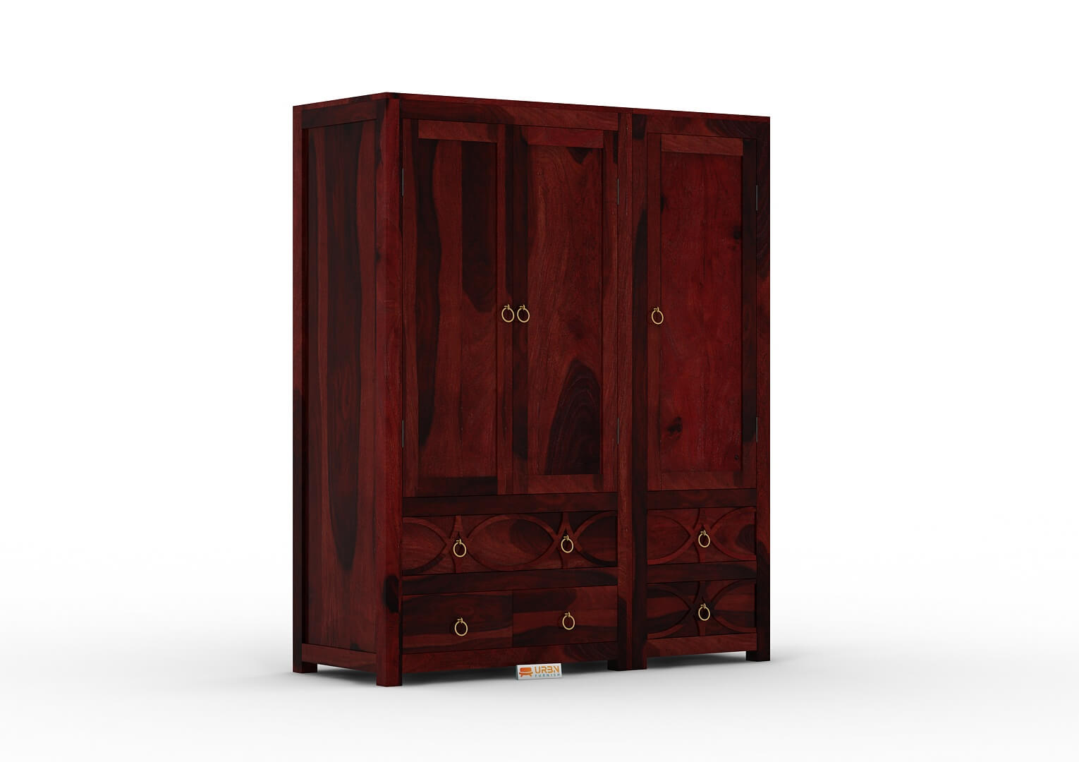 Feliz-3-Door-Wardrobe-Mahogany_3