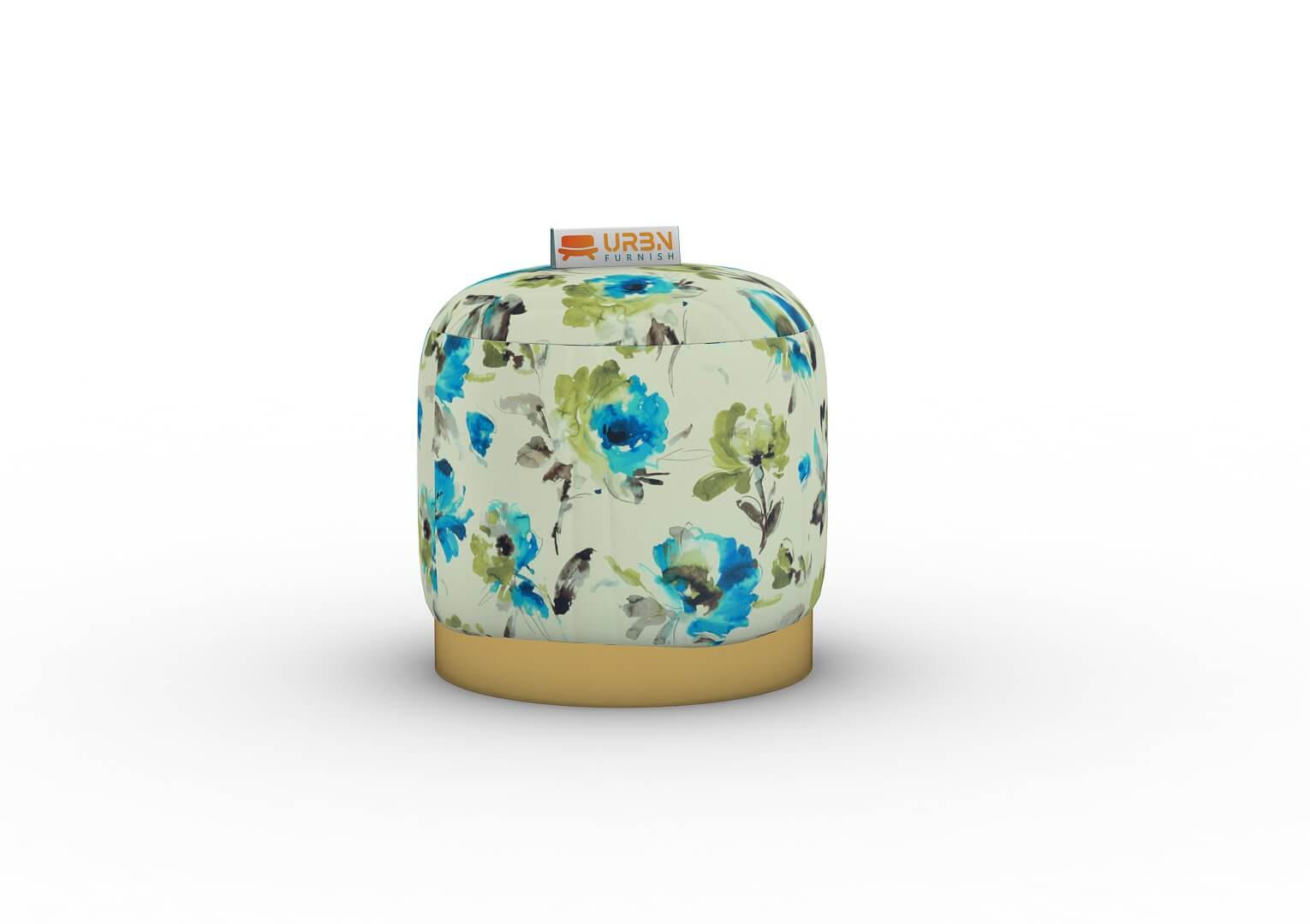 Feliza Pouffe (Printed Fabric) - Urbnfurnish