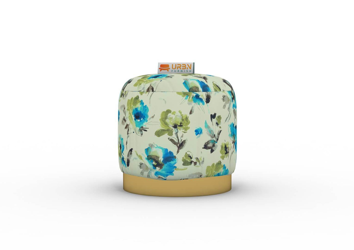 Feliza Pouffe (Printed Fabric) - Urbnfurnish