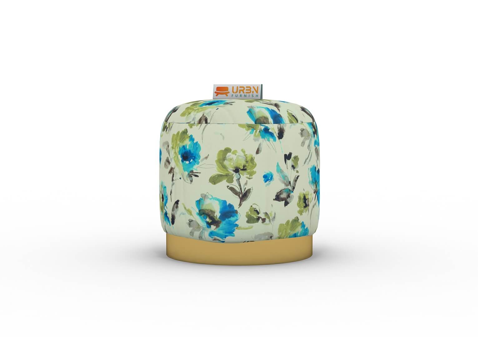 Feliza Pouffe (Printed Fabric) - Urbnfurnish