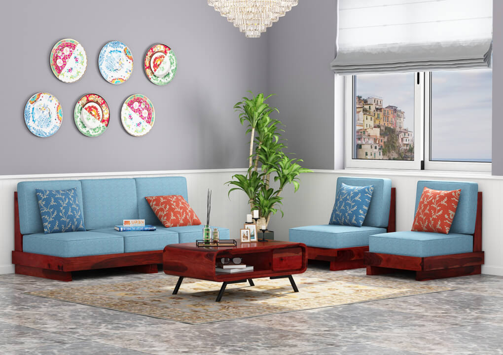 Finlauy-Wooden-3-1-1-Sofa-Set-Mahogany-Blue_1