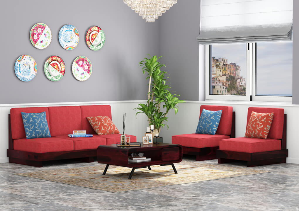 Finlauy-Wooden-3-1-1-Sofa-Set-Walnut-Red_1