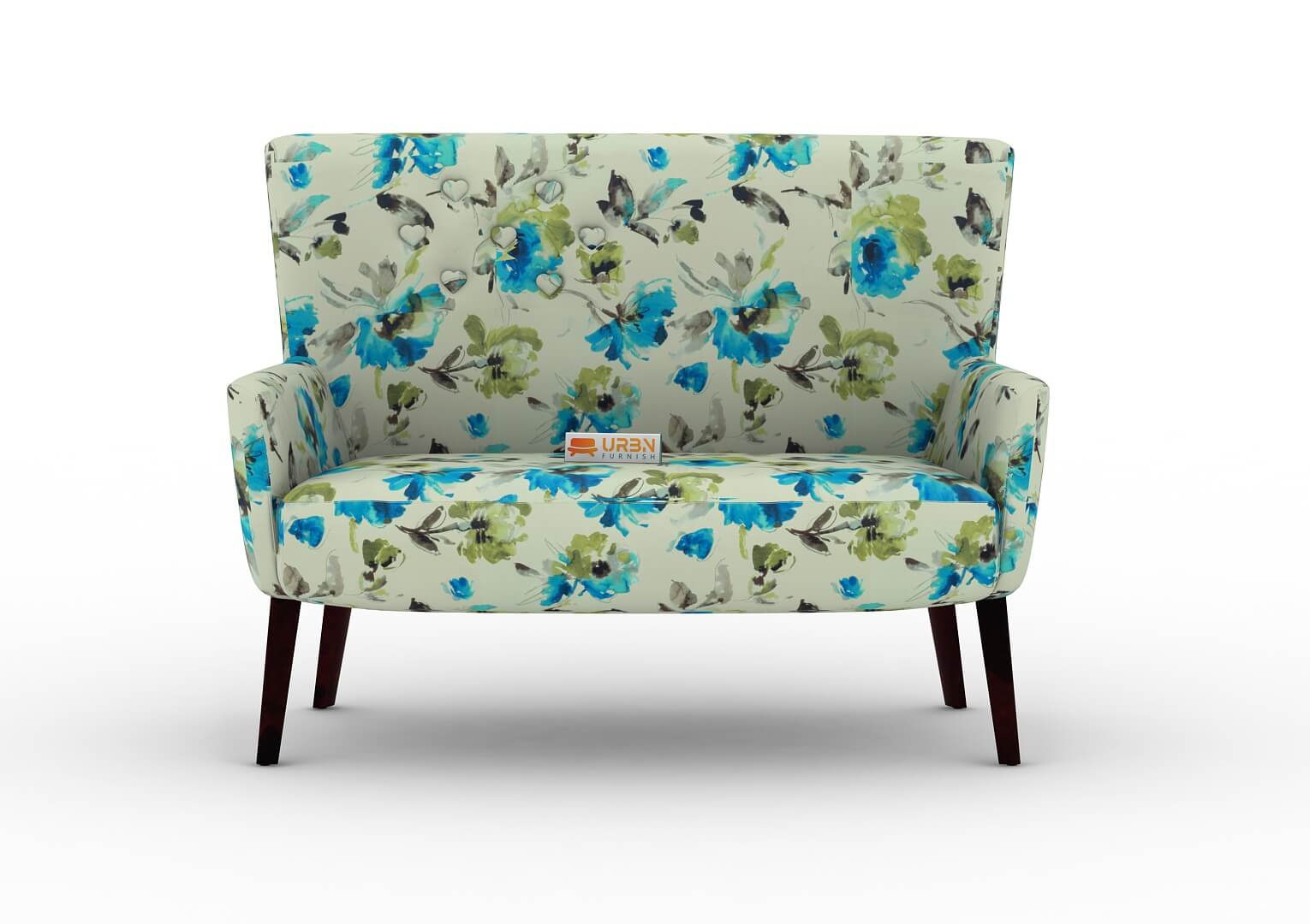 Flamingo Love Seat (Printed Fabric) - Urbnfurnish