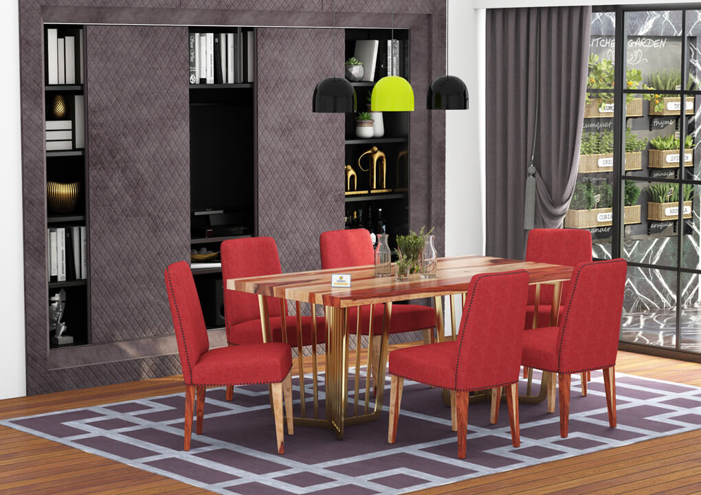 Flossy-6-Seater-Dining-Set-Golden-Natural-Red_1