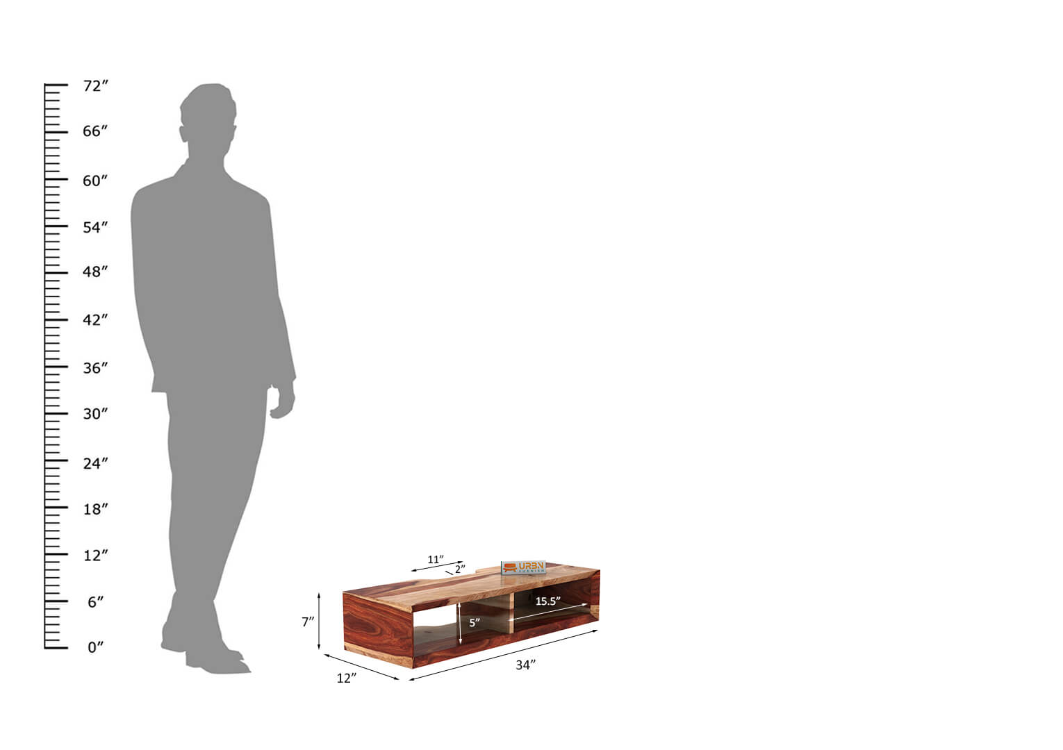 Gabin Wall Mount Tv Unit - Urbnfurnish