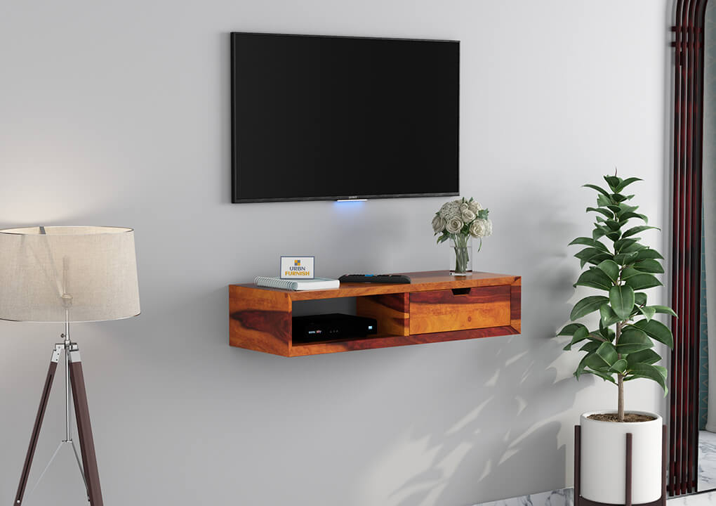 Gabin With Drawer Wall Mount Tv Unit - Urbnfurnish