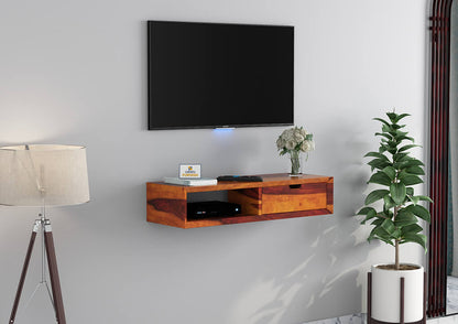Gabin With Drawer Wall Mount Tv Unit - Urbnfurnish