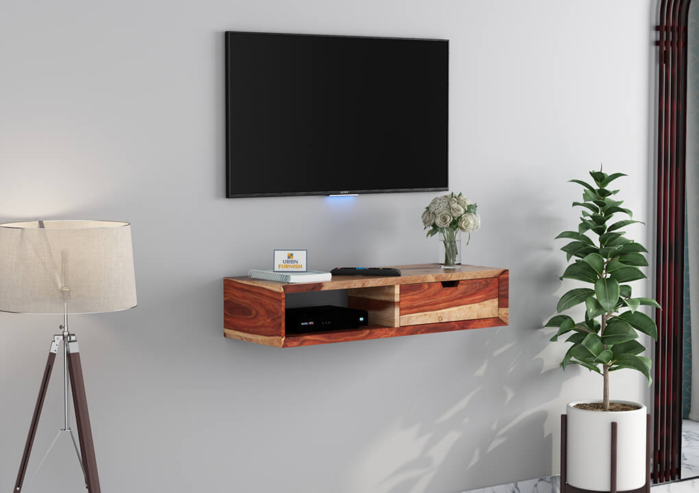 Gabin With Drawer Wall Mount Tv Unit - Urbnfurnish