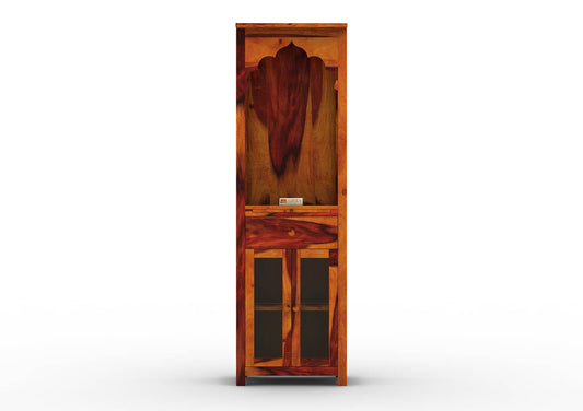 Ganpati Home Temple (Honey Finish) - Urbnfurnish