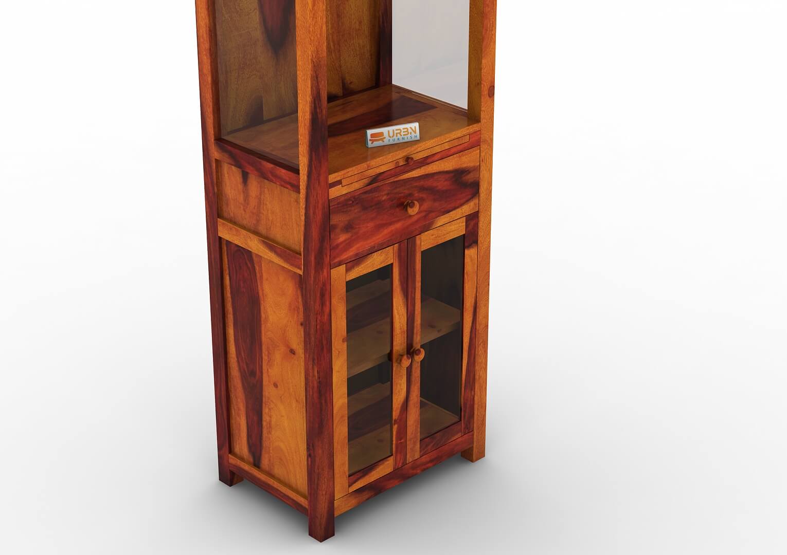 Ganpati Home Temple (Honey Finish) - Urbnfurnish