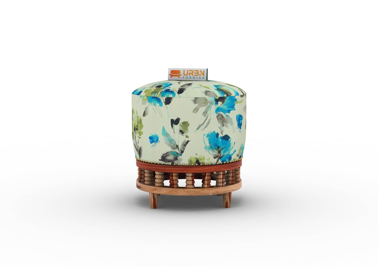 Echo Stool (Printed Fabric) - Urbnfurnish