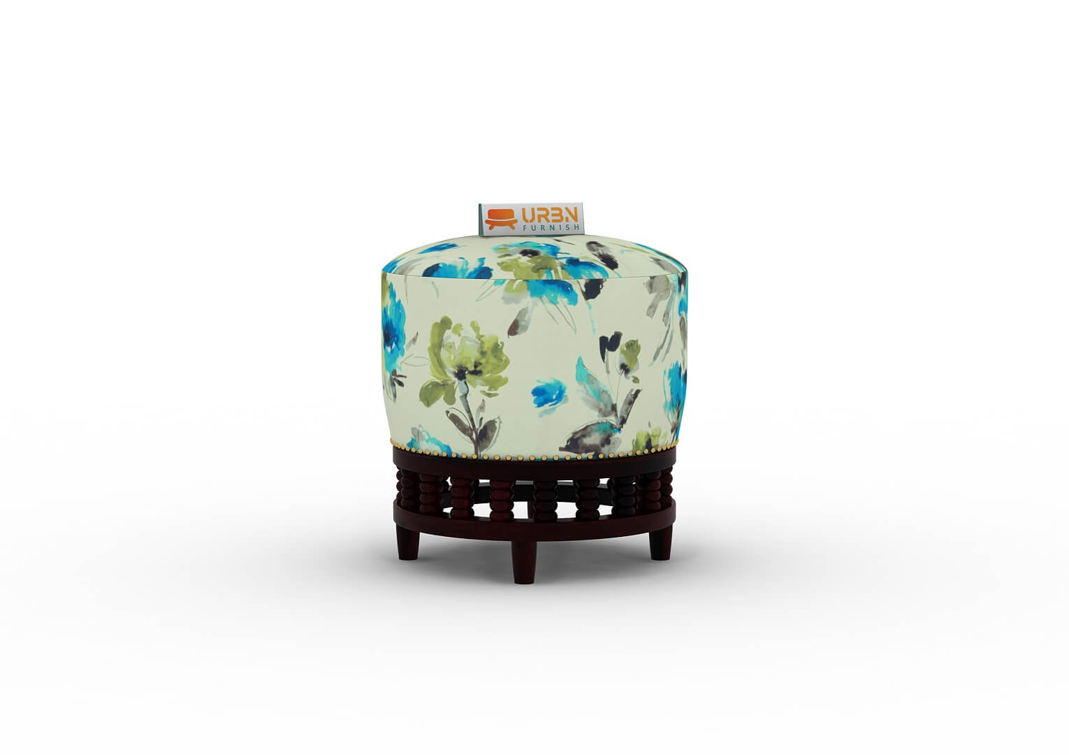 Echo Stool (Printed Fabric) - Urbnfurnish