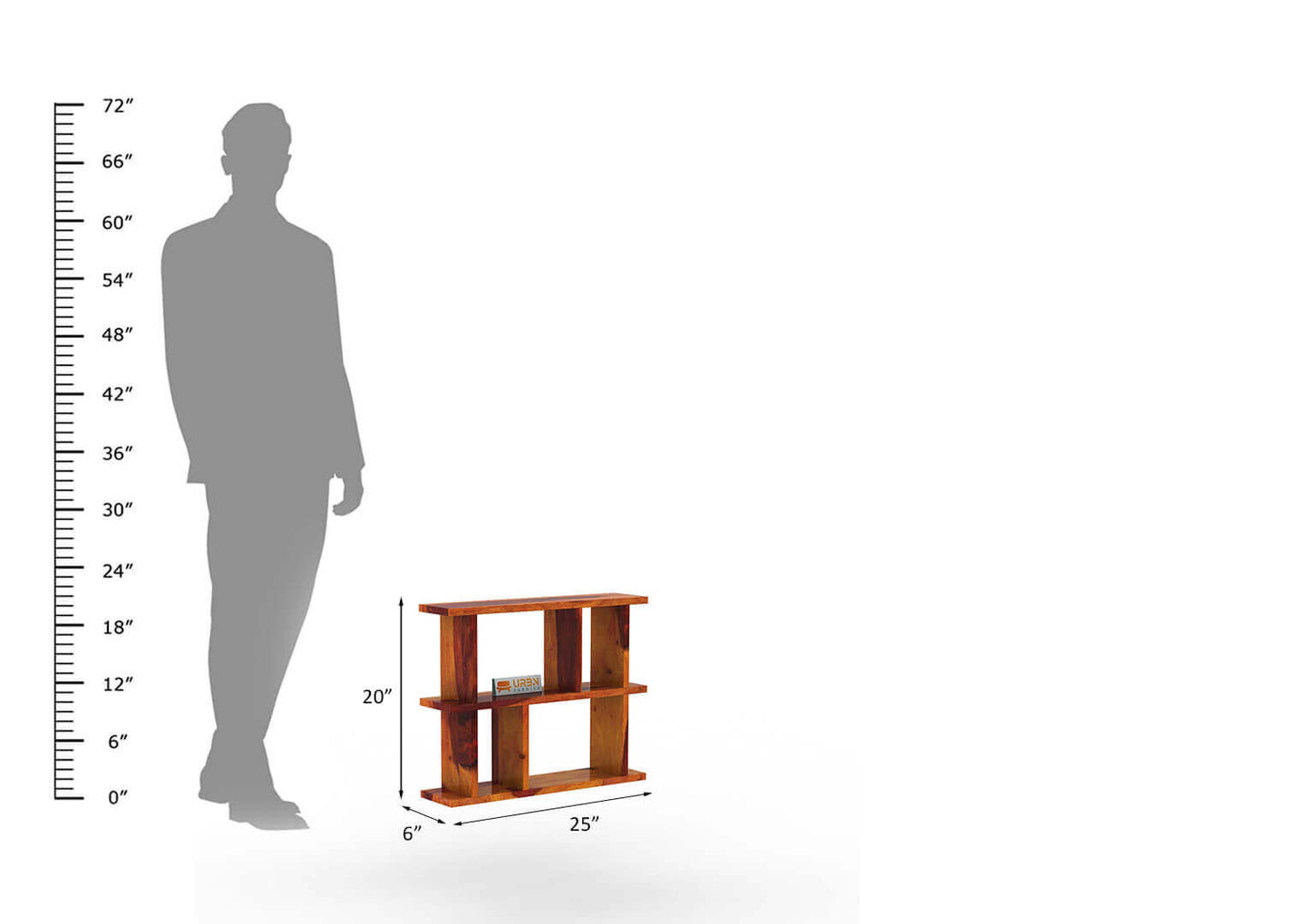 Haban Wall Shelf - Urbnfurnish