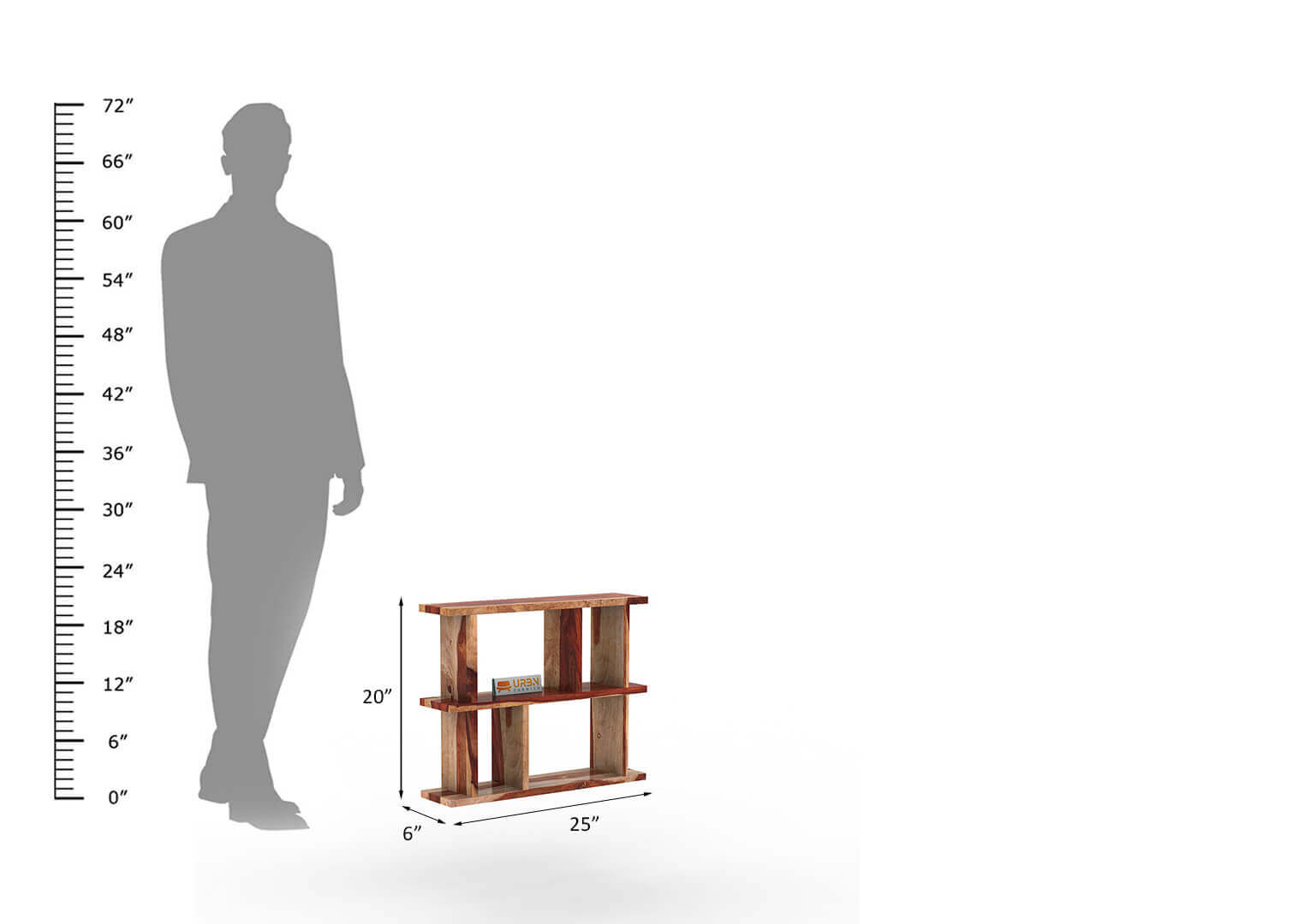 Haban Wall Shelf - Urbnfurnish