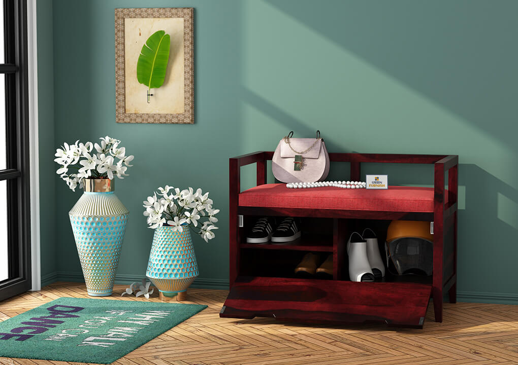 Hallway-Shoe-Rack-Walnut-Red_2