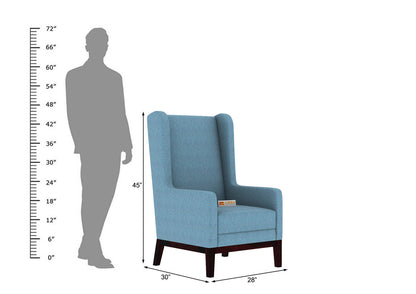 Indian Wingback Chair - Urbnfurnish