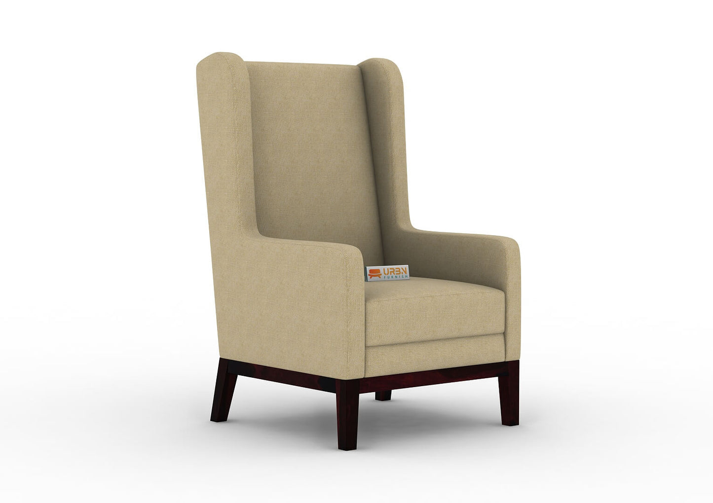 Indian Wingback Chair - Urbnfurnish