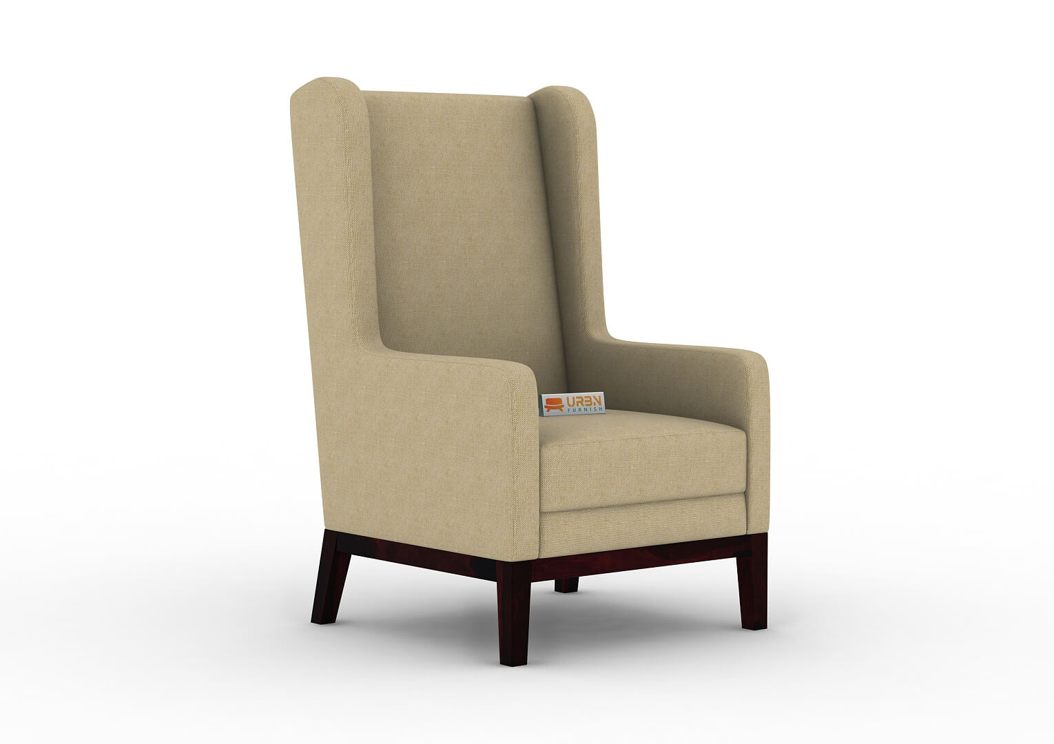 Indian Wingback Chair - Urbnfurnish