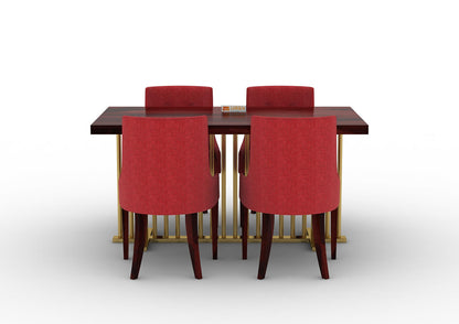 Irenic-4-Seater-Dining-Set-Golden-Mahogany-Red_2
