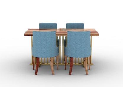 Irenic-4-Seater-Dining-Set-Golden-Natural-Blue_2