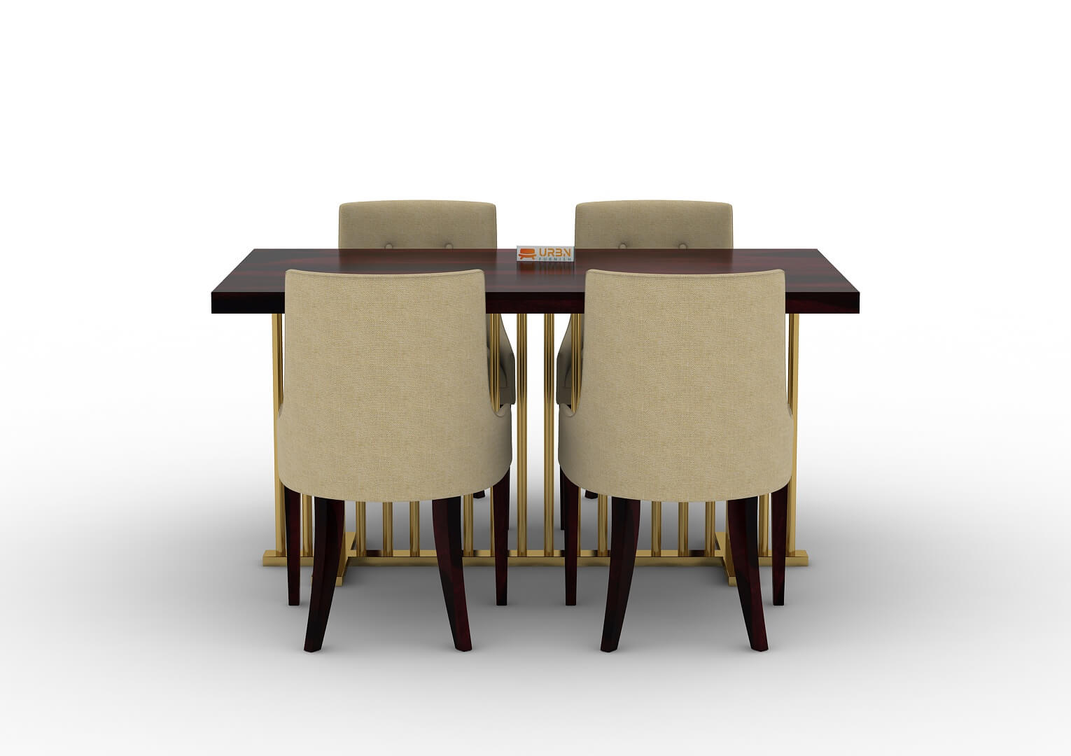 Irenic-4-Seater-Dining-Set-Golden-Walnut-Ivory_2