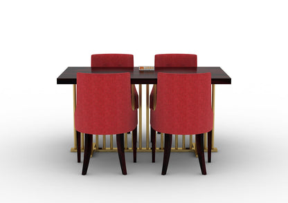 Irenic-4-Seater-Dining-Set-Golden-Walnut-Red_2