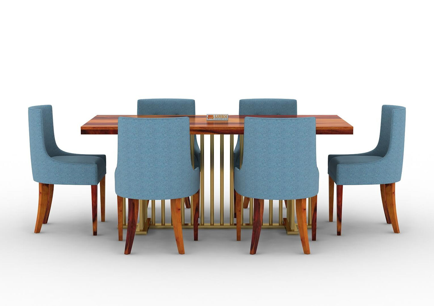 Irenic-6-Seater-Dining-Set-Golden-Honey-Blue_2