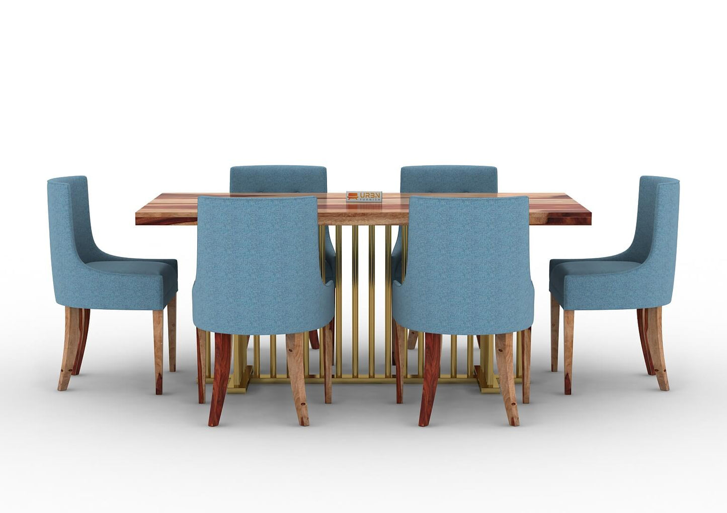 Irenic-6-Seater-Dining-Set-Golden-Natural-Blue_2