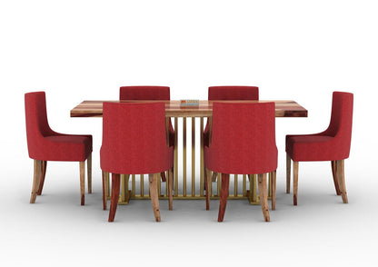 Irenic-6-Seater-Dining-Set-Golden-Natural-Red_2