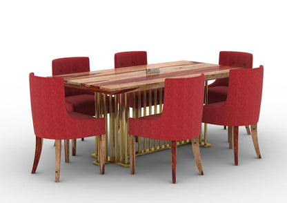 Irenic-6-Seater-Dining-Set-Golden-Natural-Red_3