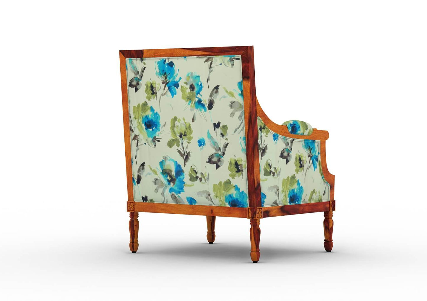 Irtysh Lounge Chair (Printed Fabric) - Urbnfurnish