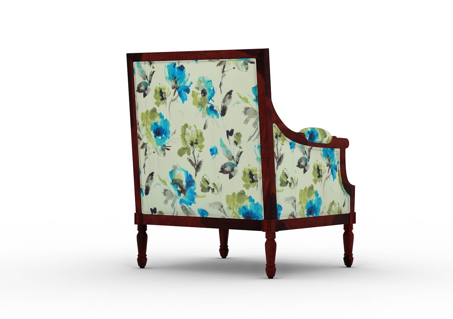 Irtysh Lounge Chair (Printed Fabric) - Urbnfurnish