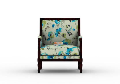Irtysh Lounge Chair (Printed Fabric) - Urbnfurnish