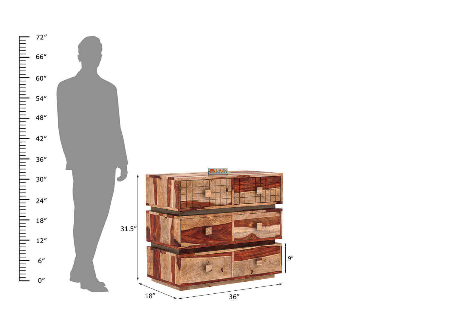 Ivy Chest Of Drawer - Urbnfurnish