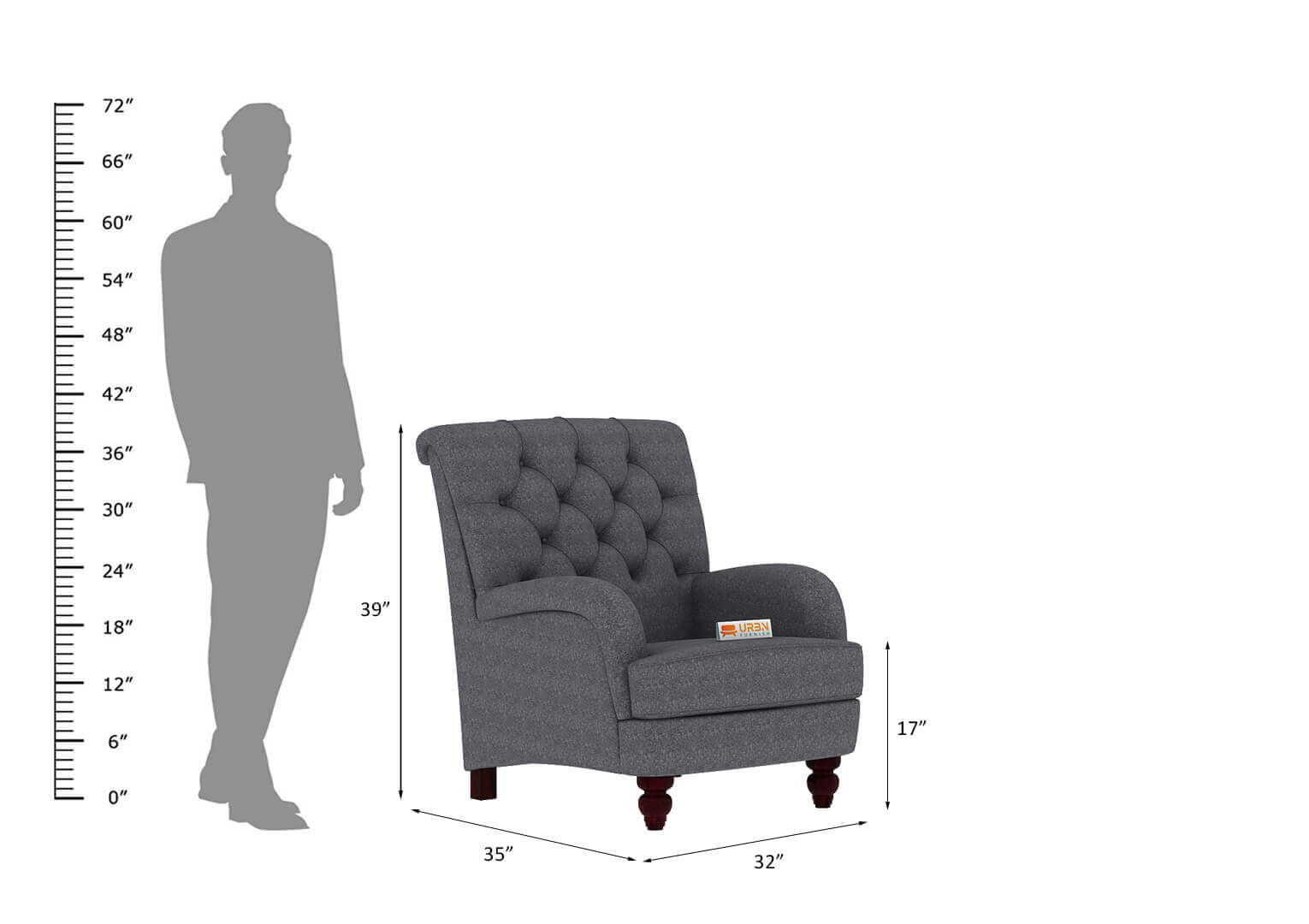 Joetsu Lounge Chair - Urbnfurnish