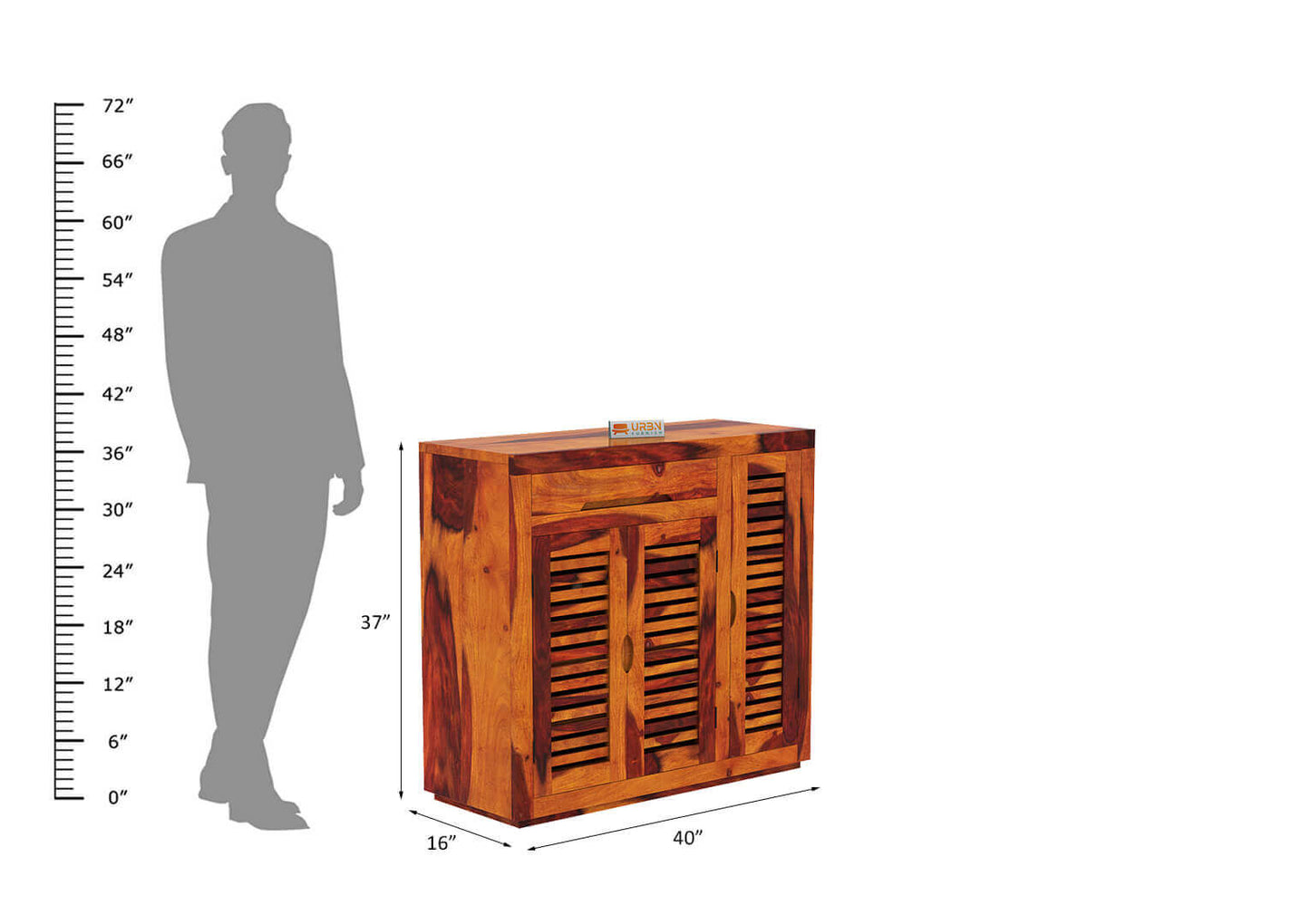Jouska Shoe Rack - Urbnfurnish