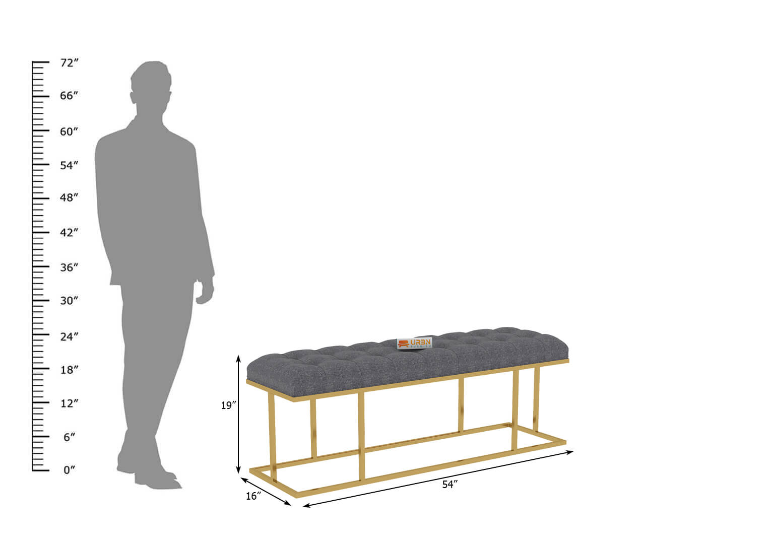 Juno Bench - Urbnfurnish