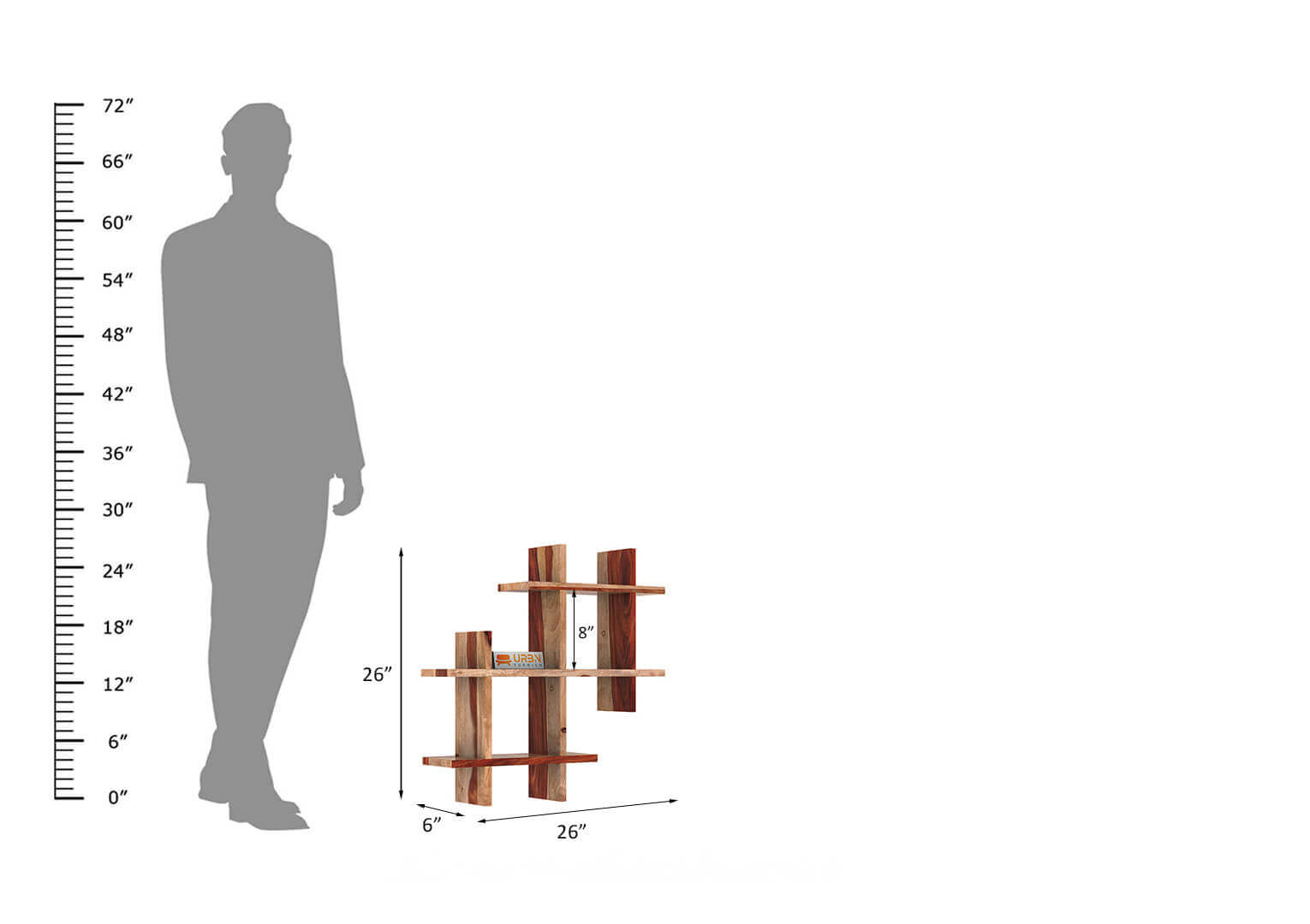 Kanaryo Wall Shelf - Urbnfurnish