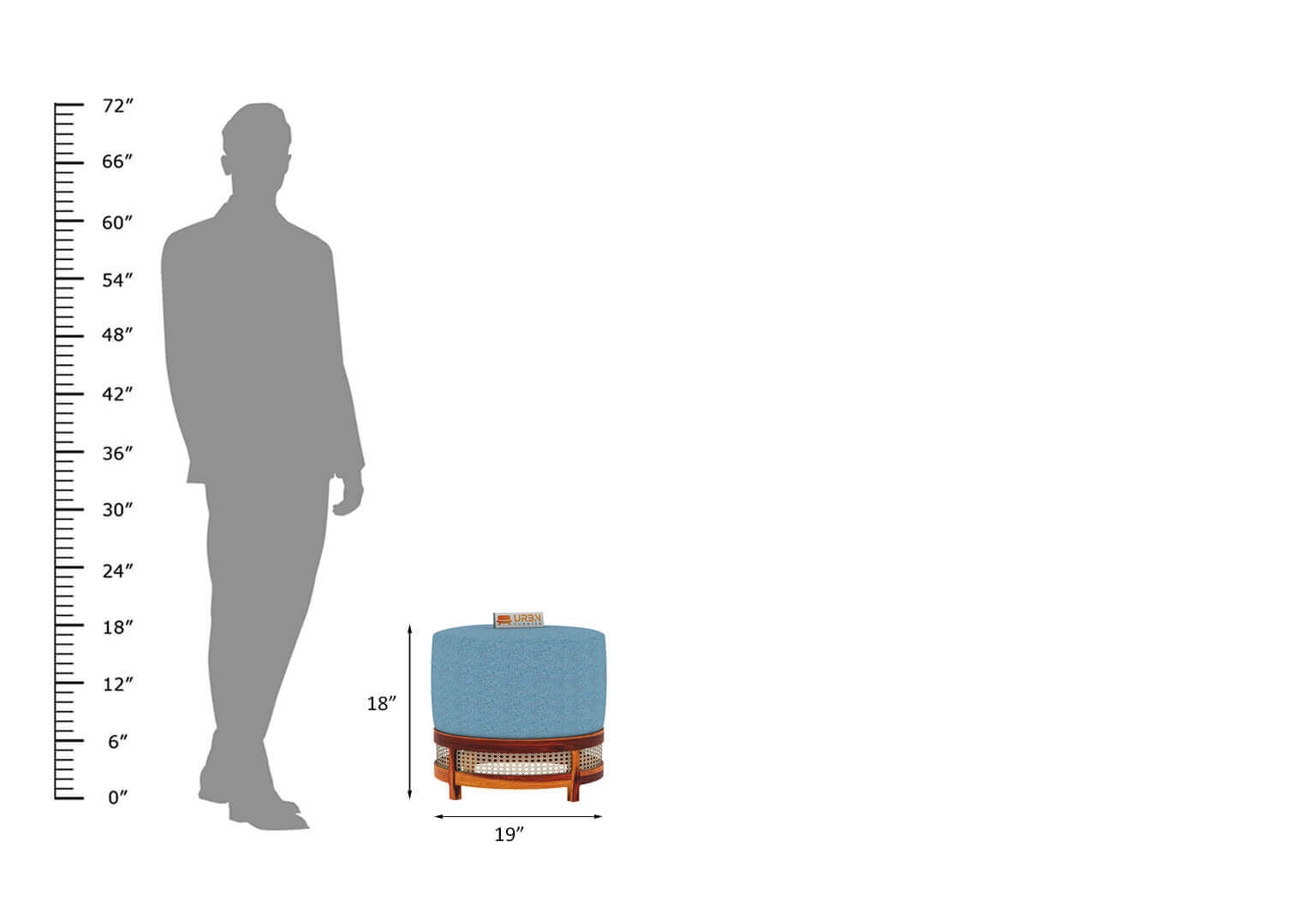 Lenika Stool - Urbnfurnish