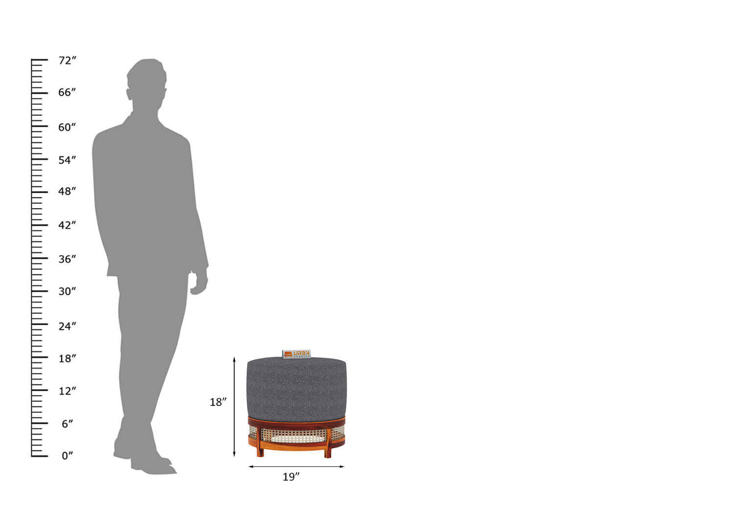 Lenika Stool - Urbnfurnish