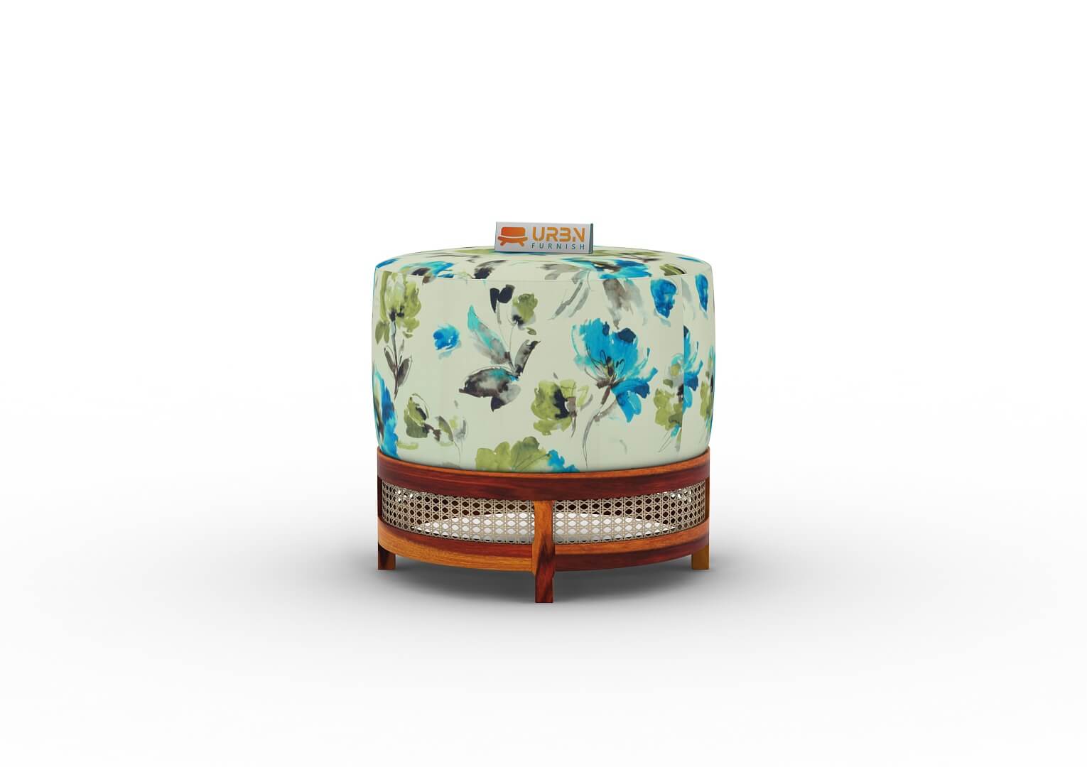 Lenika Stool (Printed Fabric) - Urbnfurnish