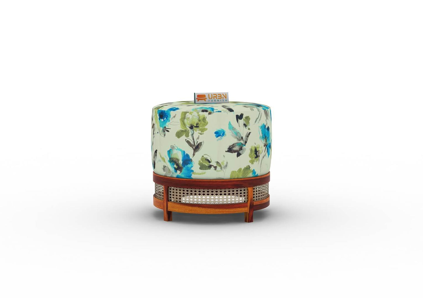 Lenika Stool (Printed Fabric) - Urbnfurnish